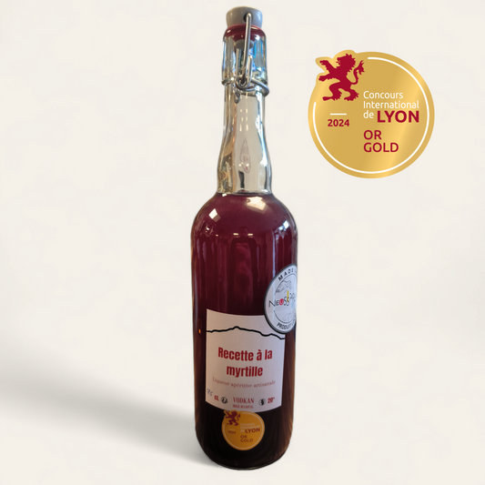 VODKAN - Myrtille - Liqueur apéritive artisanale